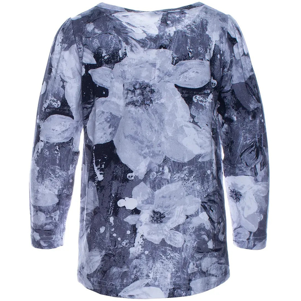 Футболка с длинным рукавом Huppa Jamena, р.128, светло-серый (73020000-94428-128) - Pampik - 2