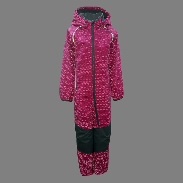 Дитячий демісезонний комбінезон Huppa Adal 1 Softshell, р.116, фуксія (36390100-10663-116) - Pampik - 4