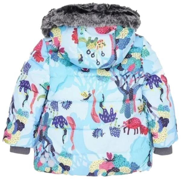 Комплект зимний Huppa Belinda 1: куртка + полукомбинезон, р.86, светло-голубой с серым (45090130-13406-086) - Pampik - 6