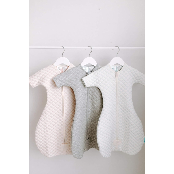 Спальник Aden + Anais Snug Fit Baby Sleeved Sleeping Bag, 6-9 міс., кремовий з м'ятним швом (40008) - Pampik - 4