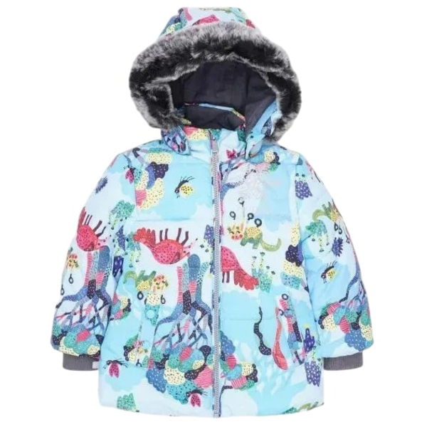 Комплект зимний Huppa Belinda 1: куртка + полукомбинезон, р.86, светло-голубой с серым (45090130-13406-086) - Pampik - 5