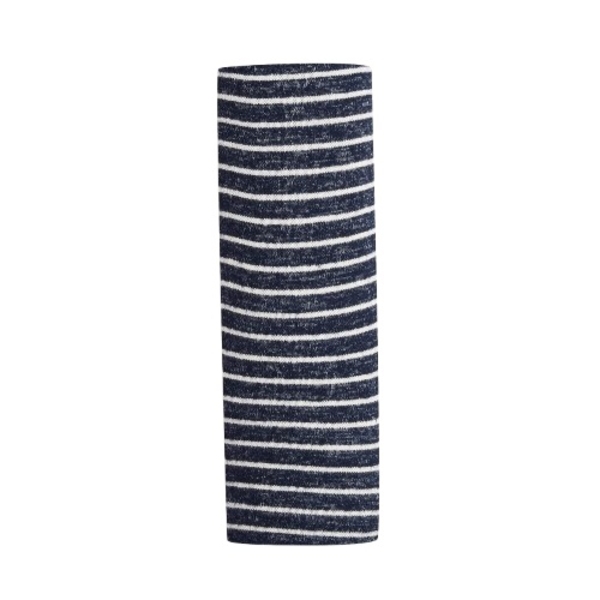Пеленка Aden + Anais Navy Stripe, трикотажный муслин, 120х120 см, темно-синий с белым (AA10003) - Pampik