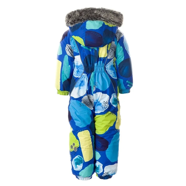 Дитячий зимовий комбінезон Huppa Orion, р.80, синій з принтом (36300030-14635-080) - Pampik - 2