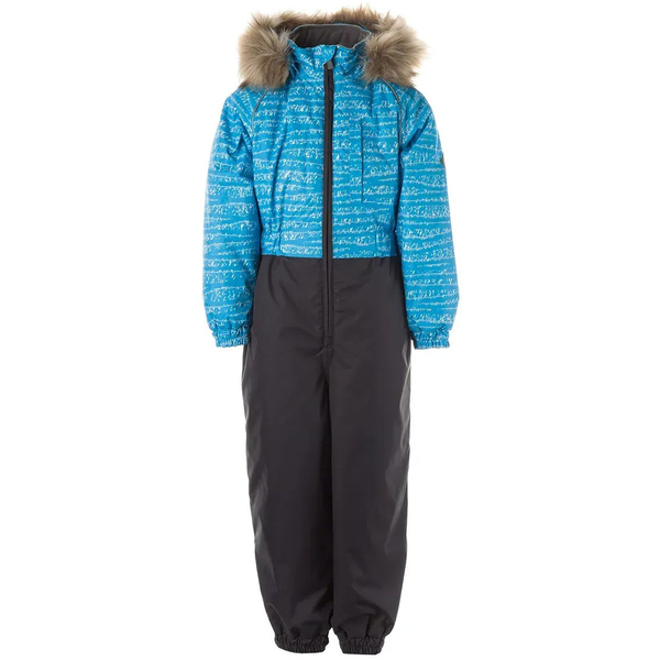 Комбинезон зимний Huppa Willy, р.104, голубой с серым (31900030-12560-104) - Pampik