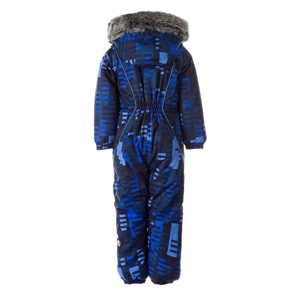 Дитячий зимовий комбінезон Huppa Orion, р.68, темно-синій з принтом (36300030-12686-068) - Pampik - 2