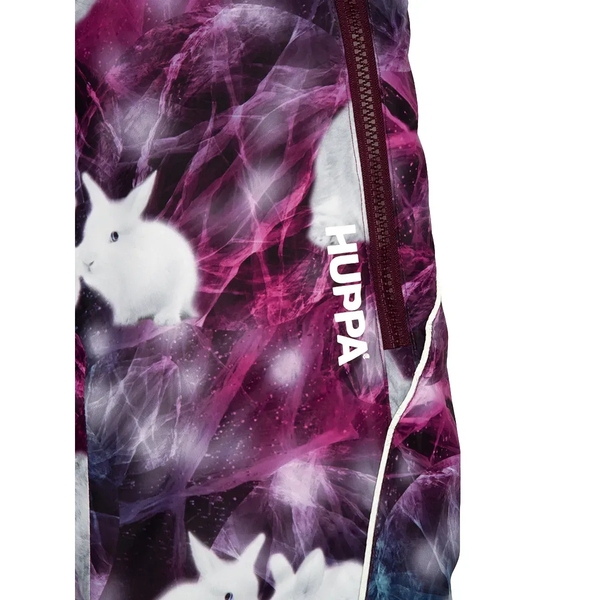 Дитячий зимовий комбінезон Huppa Orion, р.86, бордовий з принтом (36300030-33134-086) - Pampik - 5