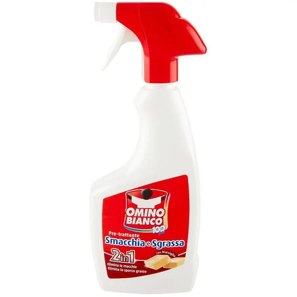 Засоб для виведення плям Omino Bianco Smacchia e Sgrassa, 500 мл - Pampik