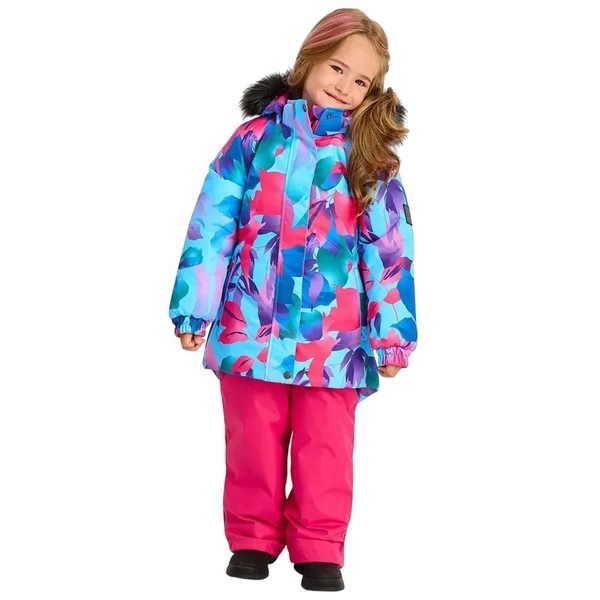 Комплект зимовий Huppa Renely 3: куртка + штани, р.116, блакитний/фуксія (41850330-44606-116) - Pampik - 8