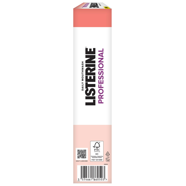 Ополіскувач для ротової порожнини Listerine Professional Захист ясен+, 500 мл - Pampik - 5