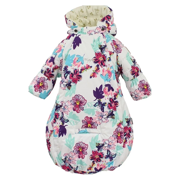 Спальний мішок-конверт Huppa Zippy, р.68, білий з принтом (32130020-81120-068) - Pampik