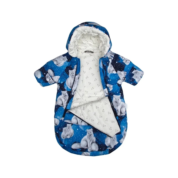 Спальний мішок-конверт Huppa Zumi, р.56, темно-синій з принтом (32640030-23186-056) - Pampik - 3