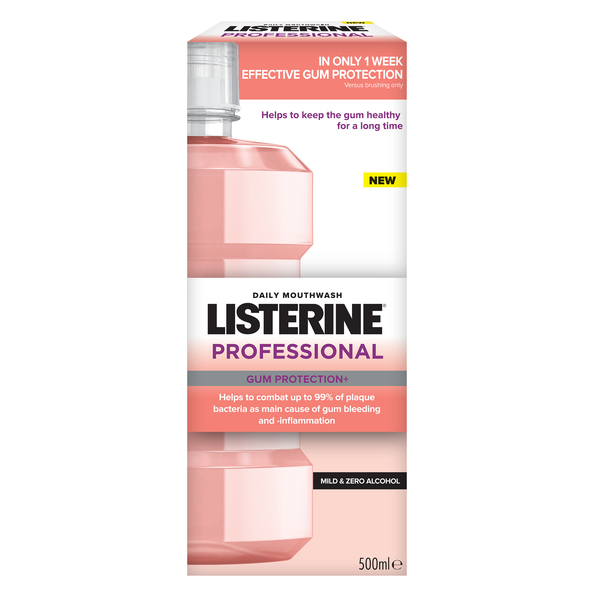 Ополіскувач для ротової порожнини Listerine Professional Захист ясен+, 500 мл - Pampik - 3
