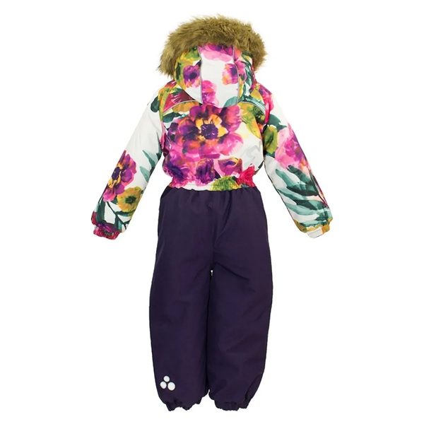 Дитячий зимовий комбінезон Huppa Chloe 1, р.128, білий з принтом (36190130-81720-128) - Pampik - 2