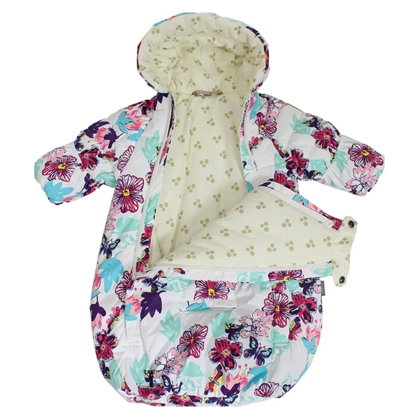 Спальний мішок-конверт Huppa Zippy, р.68, білий з принтом (32130020-81120-068) - Pampik - 3