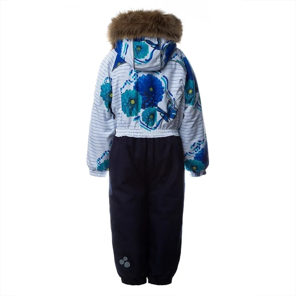 Дитячий зимовий комбінезон Huppa Chloe 1, р.110, білий з принтом (36190130-01020-110) - Pampik - 2
