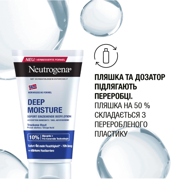 Лосьон для тела Neutrogena Норвежская формула Глубокое увлажнение для сухой кожи, 75 мл - Pampik - 7