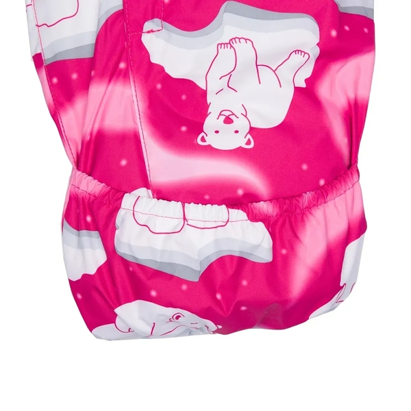 Дитячий зимовий комбінезон Huppa Keira, р.92, фуксія з принтом (31920030-13263-092) - Pampik - 6