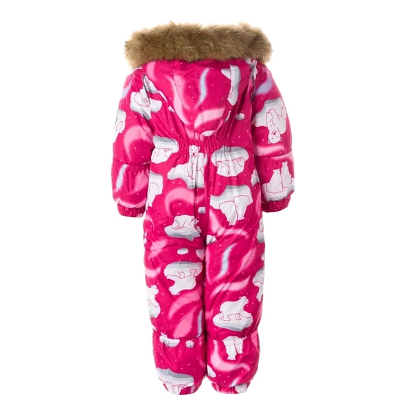 Дитячий зимовий комбінезон Huppa Keira, р.92, фуксія з принтом (31920030-13263-092) - Pampik - 2