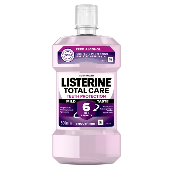 Ополаскиватель для полости рта Listerine Total Care, 500 мл - Pampik