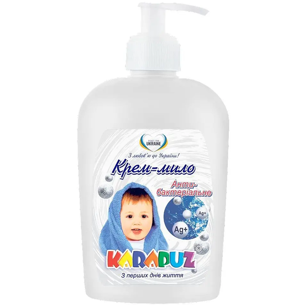 Крем-мило Карапуз Антибактеріальне, 400 мл - Pampik