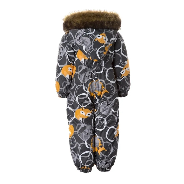 Детский зимний комбинезон Huppa Keira, р.62, серый с принтом (31920030-23248-062) - Pampik - 2