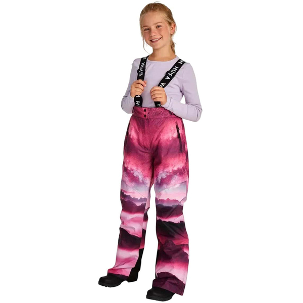 Штани лижні Huppa Greta, р.164, бордовий з принтом (26560008-21234-164) - Pampik