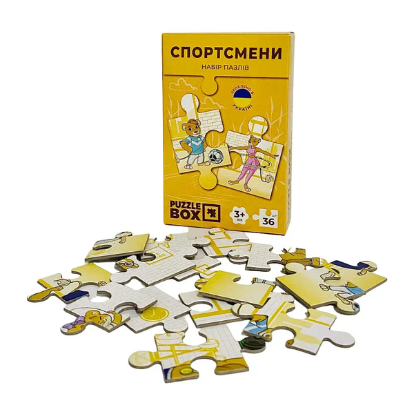 Набор пазлов JoyBand Bontoy Спортсмены, 36 элементов (PB03) - Pampik