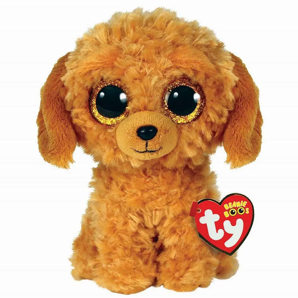 М'яка іграшка TY Beanie Boos Золотий пес Noodles, 15 см (36377) - Pampik