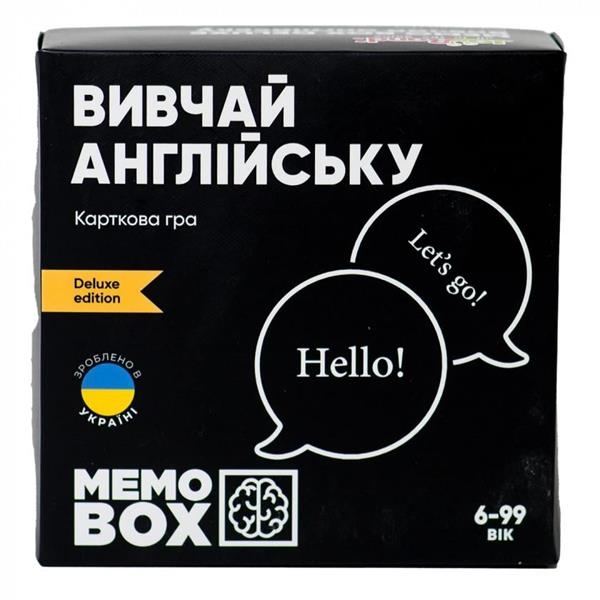 Навчальна гра JoyBand MemoBox Delux Вивчай англійську (MBD104) - Pampik