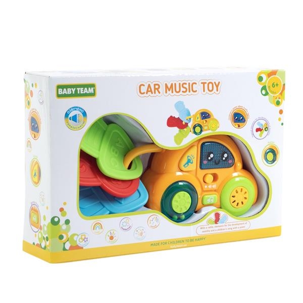 Музыкальная игрушка Baby Team Машинка с ключами (8642) - Pampik - 2