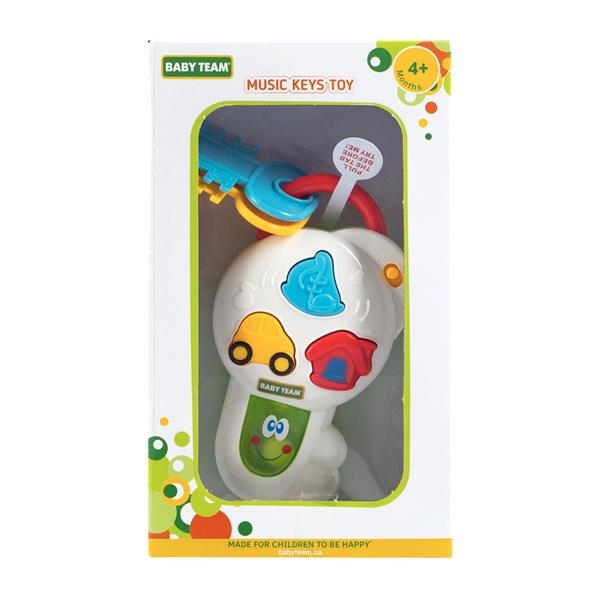 Музична іграшка Baby Team Ключики, зі світлом і звуком (8622) - Pampik - 3