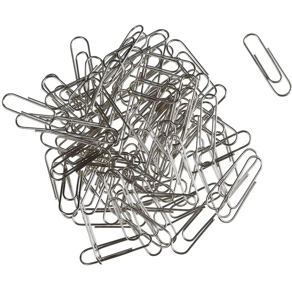Скріпки нікельовані Buromax, 28 мм, 100 шт. (BM.5005) - Pampik - 2