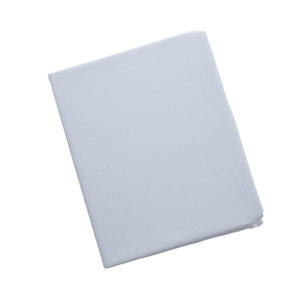 Простирадло на резинці Twins, бязь, 120x60 см, білий (6010-01-01) - Pampik