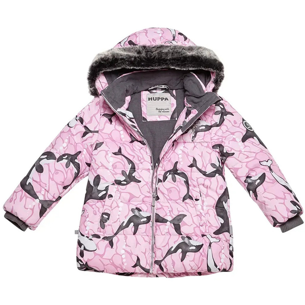 Куртка зимова Huppa Melinda, р.80, світло-рожевий з принтом (18220030-13303-080) - Pampik - 4