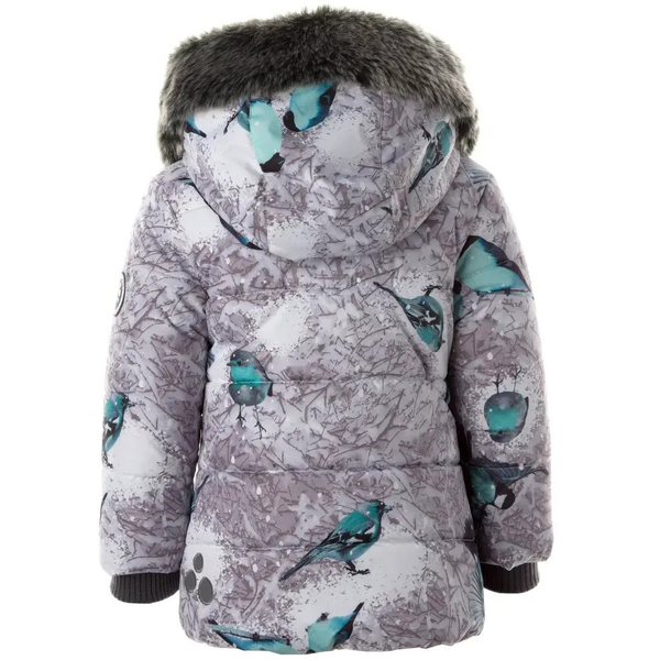 Куртка зимова Huppa Melinda, р.80, сірий з принтом (18220030-23326-080) - Pampik - 2