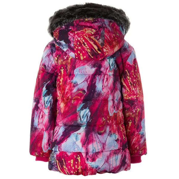 Куртка зимняя Huppa Melinda, р.86, фуксия с принтом (18220030-11463-086) - Pampik - 2