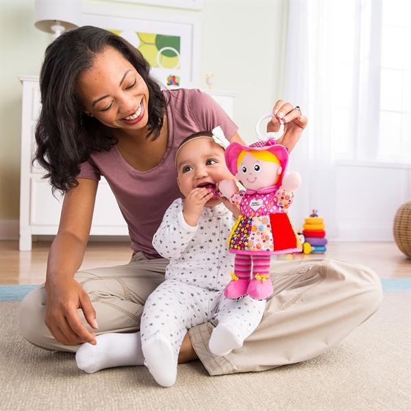 Мягкая игрушка-подвеска Lamaze Кукла Эмили с погремкой (L27026) - Pampik - 10