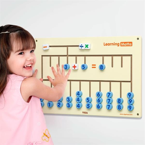 Деревянная обучающая игрушка Viga Toys Математика (50675FSC) - Pampik - 2