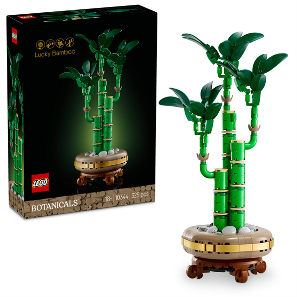Конструктор LEGO Botanicals Бамбук щастя 325 деталей (10344) - Pampik