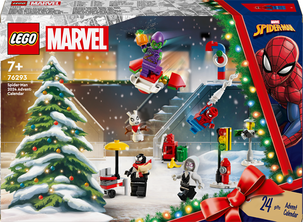 Новорічний адвент-календар 2024 LEGO Marvel Людина-павук 246 деталей (76293) - Pampik - 8