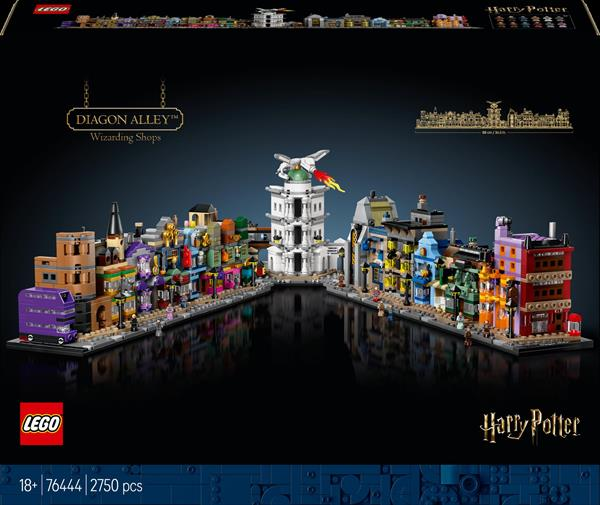 Конструктор LEGO Harry Potter Аллея Диагон Колдовские магазины, 2750 деталей (76444) - Pampik