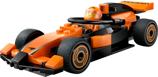 Конструктор LEGO City Пілот F1 з автомобілем для перегонів команди McLaren 86 деталей (60442) - Pampik - 4