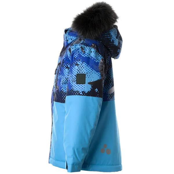 Куртка зимова Huppa Alfa, р.116, синій з блакитним (18620020-32386-116) - Pampik - 3