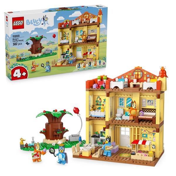 Конструктор LEGO Bluey Родинний дім Блуї, 382 деталі (11203) - Pampik - 3
