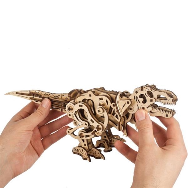 Деревянный механический 3D конструктор Ugears Тиранозавр (70203) - Pampik - 6