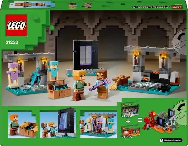 Конструктор LEGO Minecraft Зброярня 203 деталі (21252) - Pampik - 3