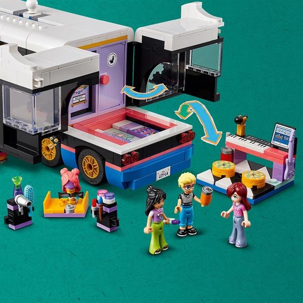 Конструктор LEGO Friends Автобус для музыкального тура попзвезды, 845 деталей (42619) - Pampik - 7
