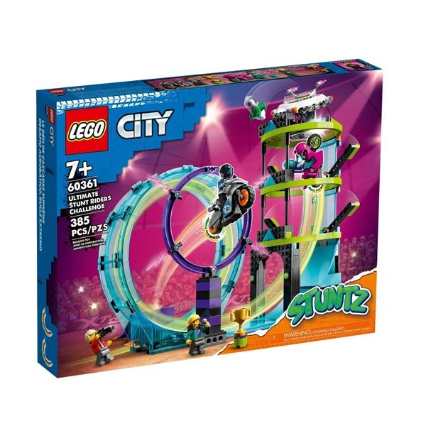 Конструктор LEGO City Stuntz Неймовірне завдання для каскадерів 385 деталей (60361) - Pampik - 9