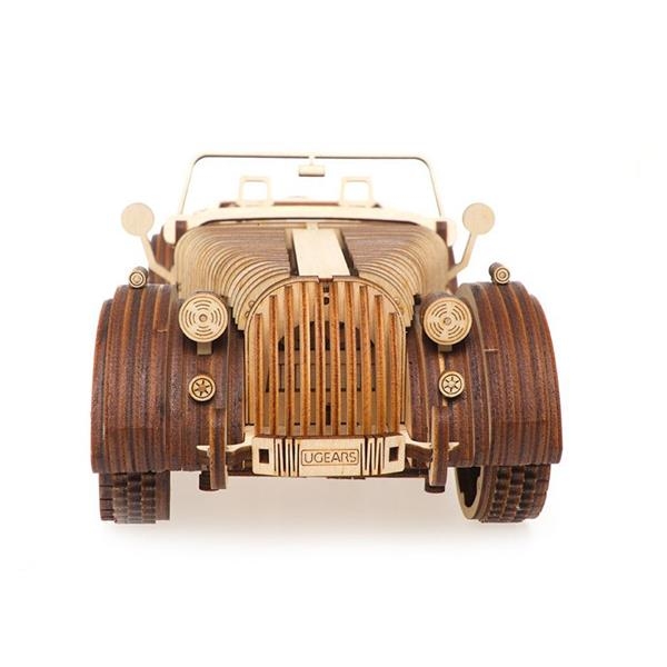 Дерев'яний механічний 3D конструктор Ugears Родстер VM-01 (70052) - Pampik - 13