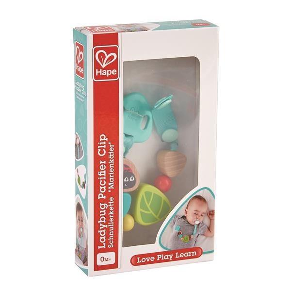 Держатель для пустышки Hape Жук божья коровка (E0020) - Pampik - 8